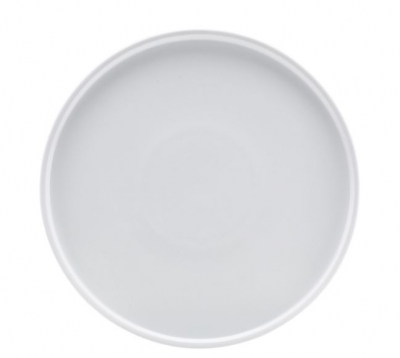 GENWARE WHITE PORCELAIN LOW PRESENTATION PLATE 12Inch