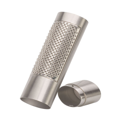 OVAL SHAPED NUTMEG GRATER WITH NUT COMPARTMENT