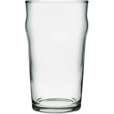 ARCOROC NONIC HEADSTART PINT GLASS 20OZ/568ML LINED CE