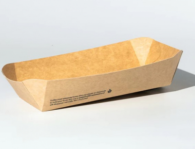 NOTPLA KRAFT DEEP TRAY 19.1X8.2X5CM
