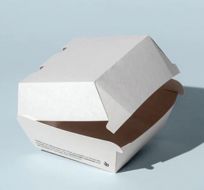 NOTPLA WHITE CLAMSHELL BOX 12X12X7.5CM