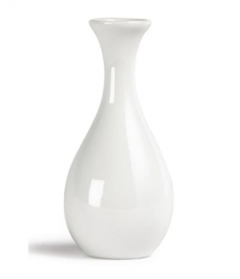 OLYMPIA WHITEWARE BUD VASE 5''  WHITE