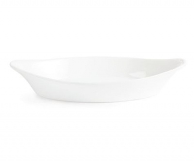 OLYMPIA WHITEWARE OVAL EARED DISH 262MM X6