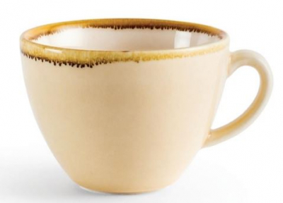 OLYMPIA KILN CAPPUCCINO CUP SANDSTONE 230ML X6