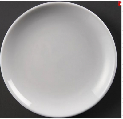 OLYMPIA WHITEWARE COUPE PLATE 180MM (PACK OF 12)