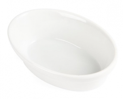 OLYMPIA WHITEWARE OVAL PIE BOWL  44X145X104MM X6