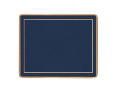 BLUE RECTANGULAR COASTER X10