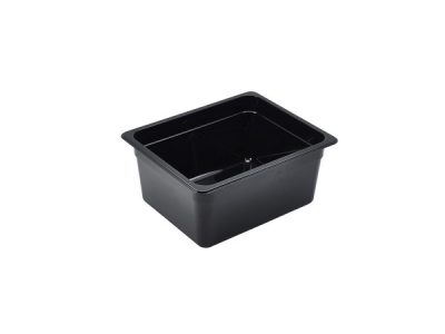 POLYCARBONATE GASTRONORM PAN BLACK 1/2 150MM PCB12-150
