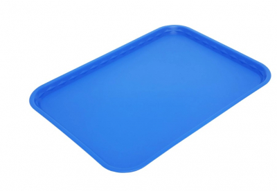 POLYPROPYLENE FLAT TRAY ROYAL BLUE 41X30CM 042/RBL
