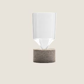 PLAYGROUND VASE WIDE WITH FELT BASE 7.6CM 16.5CM TALL X1