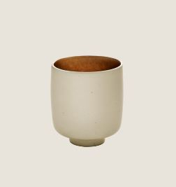 PLAYGROUND NARA BROWN MUG W/O HANDLE 0.3L 10.7OZ 8CM X6