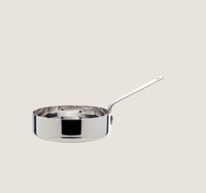 PLAYGROUND S/ STEEL 12CM MINI FRYING PAN WITH HANDLE 7.4OZ