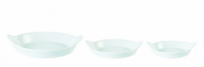DPS PORCELITE ROUND EARED DISH 18CM 15412