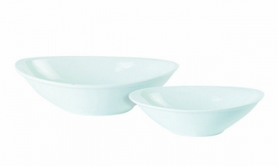 DPS PORCELITE OVAL SALAD BOWL 8X5Inch 15445
