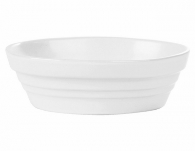 WHITE BAKEWARE OVAL BAKING DISH 16CM/6.25Inch