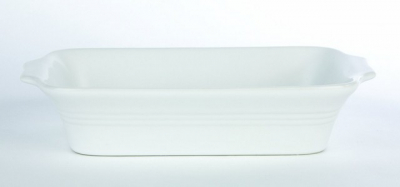 WHITE BAKEWARE RECTANGULAR BAKING DISH 25X14.25CM(80CL)