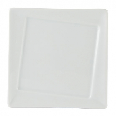 DPS PORCELITE TWIST SIDE PLATE 13X13CM  X6   186613