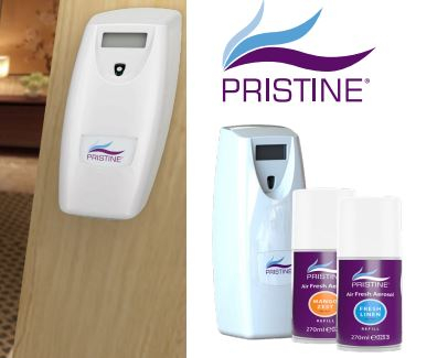 PRISTINE AIR FRESHENER STARTER PACK WITH MANGO