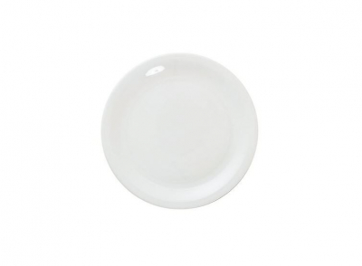 GREAT WHITE NARROW RIM PLATE 6.25Inch 16CM