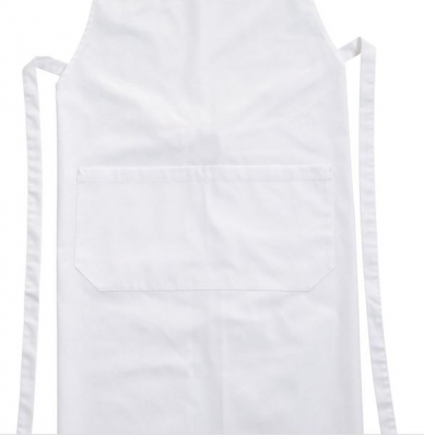BRIGADE BIB APRON WHITE