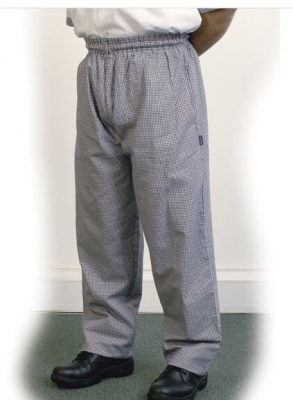 BAGGY TROUSERS BLACK CHECK MEDIUM