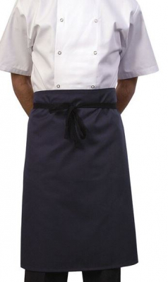 NAVY BLUE WAIST APRON