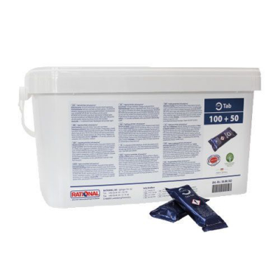 RATIONAL BLUE CARE CLEANER TABLETS  X 150 OBLONG