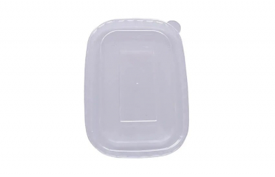 CLEAR PET RECTANGULAR LID FOR 500/750/1000ML X300 A48101