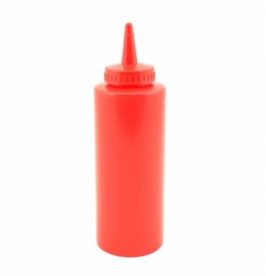 RED SQUEEZY SAUCE BOTTLE 12OZ
