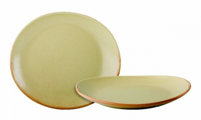 RUSTICO BISTRO OVAL PLATES 29.5X26CM/11.5X10.25Inch  X12