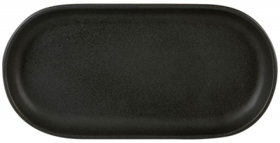 RUSTICO CARBON OVAL TRAY 30X15CM/11.8X6Inch  X12  C33206