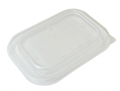 PP LID FOR KRAFT RECTANGULAR BOWLS 17.2CM X 12CM X 300