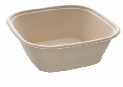SQUARE CATERING BOWL PULP 3500ML 27X27CM X 50