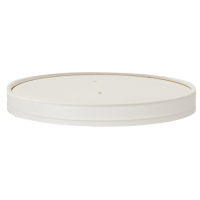 SAVORI WHITE HOT POT LID FOR 26OZ Container