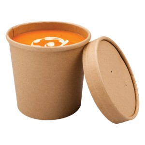 SOUPER CUP 350ML 12OZ KRAFT