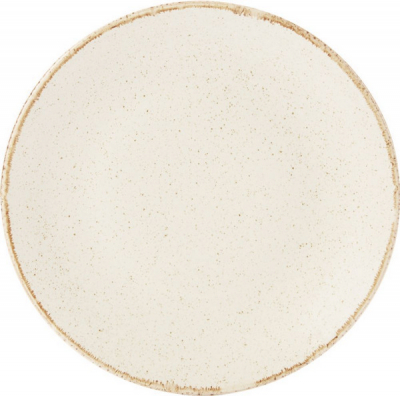 DPS PORCELITE SEASONS OATMEAL COUPE PLATE 7Inch