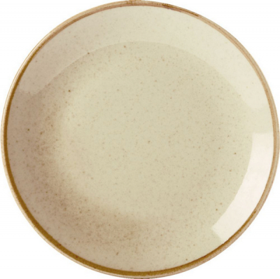 DPS PORCELITE SEASONS WHEAT COUPE PLATE 7Inch