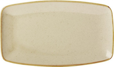 DPS PORCELITE SEASONS WHEAT RECTANGULAR PLATE 12.2X7Inch