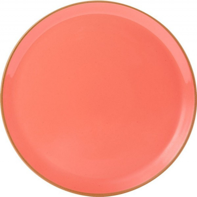 DPS PORCELITE SEASONS CORAL PIZZA PLATE 12.6Inch
