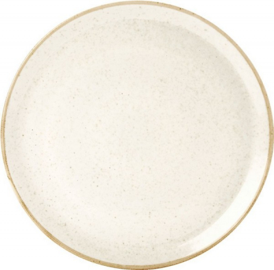 DPS PORCELITE SEASONS OATMEAL PIZZA PLATE 12.6Inch