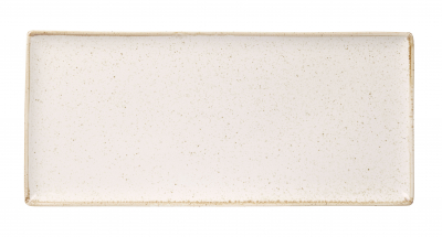 SEASONS RECTANGULAR PLATTER 350X155MM OATMEAL