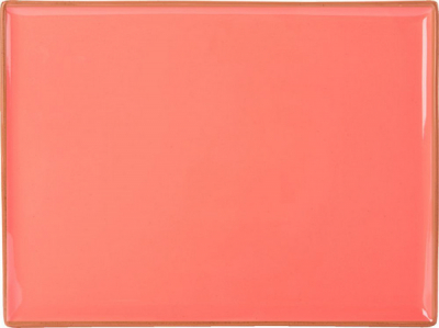 SEASONS RECTANGULAR PLATTER 270X210MM CORAL X6 358827CO