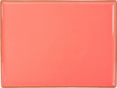 DPS PORCELITE SEASONS CORAL RECTANGULAR PLATTER 13.8X9.8Inch