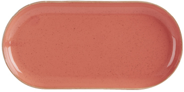 SEASONS CORAL NARROW OVAL PLATE 30CM X6 118130CO
