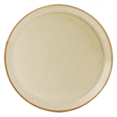 DPS PORCELITE SEASONS WHEAT PIZZA PLATE 11Inch