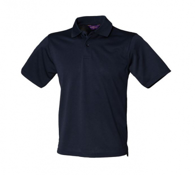 HENBURY COOL PLUS POLO SHIRT LARGE NAVY BLUE