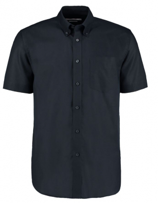 MEN'S CLASSIC FIT SHORT SLEEVE OXFORD SHIRT FRENCHNAVY 15Inch