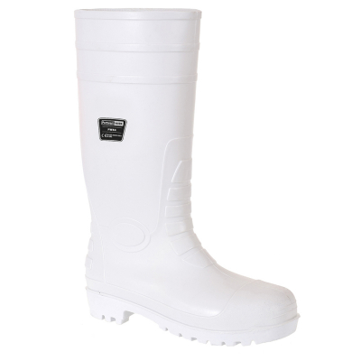 WHITE FOOD SAFETY WELLINGTON BOOTS DD162-13 SIZE 13 EU48