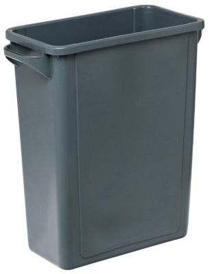 SLIM BIN 87L GREY