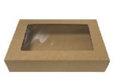 SIMPLY KRAFT PLATTER MEDIUM BOX W/ WINDOW